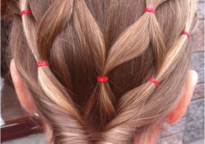 Easy Hairstyles for Kindergarten Peinados Con Ligas Para Ni±as Hair Pinterest