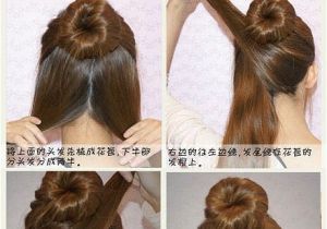 Easy Hairstyles for Knotty Hair Do A sock Bun Twists and Tangles Pinterest