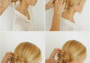 Easy Hairstyles for Knotty Hair Knotted Bun Tutorial In 2018 Hair Pinterest