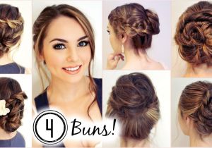 Easy Hairstyles for Long Hair without Heat No Heat Hairstyles 4 Unique Messy Buns Jackie Wyers