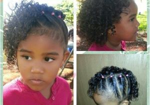 Easy Hairstyles for Mixed Girls Hair Side Twists with Curls Mixed Babies Hairstyles Mixed