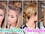 Easy Hairstyles for Second Day Hair Four Hairstyles for Second Day Hair