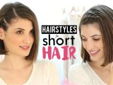 Easy Hairstyles for Short Hair Heatless Hairstyles for Short Hair Tutorial