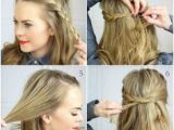 Easy Hairstyles for Short Hair In Summer Cute and Easy Hairstyle Tutorials 45 Hairhairhair