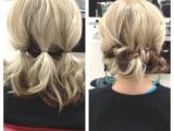 Easy Hairstyles for Short Hair No Braids Updo for Shoulder Length Hair … Lori