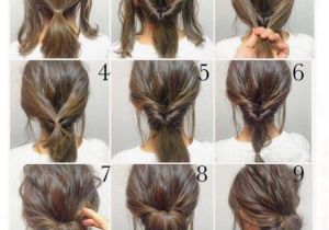 Easy Hairstyles for Short Hair Up top 10 Messy Updo Tutorials for Different Hair Lengths