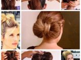 Easy Hairstyles for Short Hair Videos Super Easy Bow Bun Haristyle Just 5 Steps Instructions