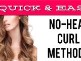 Easy Hairstyles for Short Hair without Heat 10 Quick & Easy No Heat Curl Methods It S A Love Love Thing