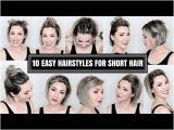 Easy Hairstyles for Short Thin Hair Video 10 Easy Hairstyles for Short Hair