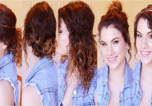 Easy Hairstyles for Wavy Hair for School for School Quick Easy Hairstyles Wavy Hair Image