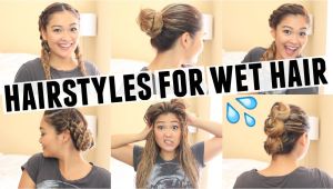 Easy Hairstyles for Wet Curly Hair Best Hairstyles for Wet Hair the Hairstyles Magazine