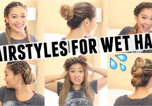 Easy Hairstyles for Wet Curly Hair Best Hairstyles for Wet Hair the Hairstyles Magazine