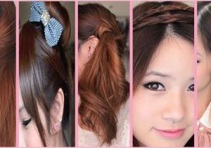 Easy Hairstyles On Youtube 5 Quick and Easy Back to School Hairstyles Youtube with