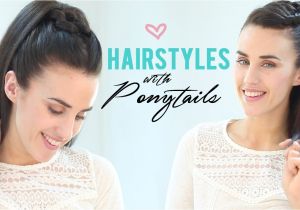 Easy Hairstyles On Youtube Easy Hairstyles with Ponytails