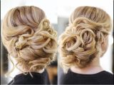 Easy Hairstyles On Youtube Easy Wedding Updo with Curls Prom Hairstyles Hair Tutorial