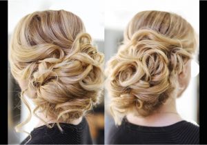 Easy Hairstyles On Youtube Easy Wedding Updo with Curls Prom Hairstyles Hair Tutorial