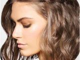 Easy Hairstyles Pulled Back Pull Back One Side with A Horizontal French Braid to Showcase Your