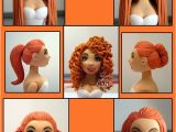 Easy Hairstyles to Do On Dolls Pin by Teresa Rodriguez On Porcelana Fria Gum Paste Fondant 2