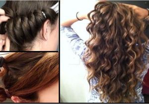 Easy Hairstyles to Do with Straightener Curl Your Hair Easily In 5 Minutes without Using Heat or Curl