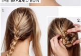 Easy Hairstyles Using Plaits Hairstyle Bun Nurses