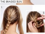 Easy Hairstyles Using Plaits Hairstyle Bun Nurses