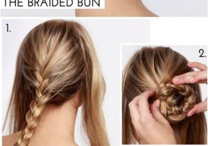 Easy Hairstyles Using Plaits Hairstyle Bun Nurses