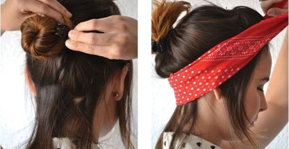 Easy Hairstyles with Bandanas 1000 Ideeën Over Bandana Haar Op Pinterest Bandana Haar