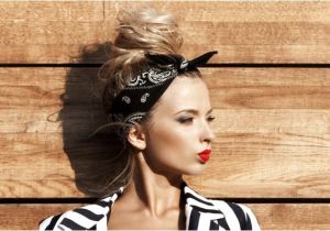 Easy Hairstyles with Bandanas 3 Retro Hairstyles with A Bandana