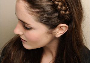 Easy Hairstyles with Headbands Easy Headband Braid Tutorial for Long Hair