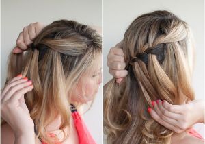 Easy Hairstyles with Instructions How to Make A Beautiful Waterfall Braid Waterfall Braid