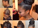 Easy Hairstyles with Jumbo Braiding Hair Faux Bun Faux Bun