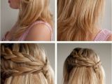 Easy Hairstyles with Only A Hair Tie the Half Tie Look the Most Feminine and Easy