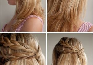 Easy Hairstyles with Only A Hair Tie the Half Tie Look the Most Feminine and Easy