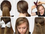 Easy Hairstyles with Steps Step by Step S Of Elegant Bow Hairstyles Hairzstyle