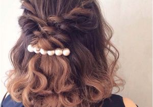 Easy Half Up Hairstyles for Medium Hair 31 Half Up Half Down Hairstyles for Bridesmaids