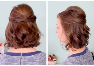 Easy Half Up Hairstyles for Medium Hair Quick Easy Half Up Hairstyles