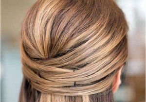 Easy Half Up Hairstyles Straight Hair Half Updo Diy Beauty Pinterest