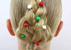 Easy Halloween Hairstyles for Short Hair for An Easy Christmas Hairstyle Try This Cute Christmas Tree Braid