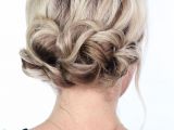 Easy Holiday Hairstyles for Short Hair Diy A Simple Twist Updo for Your Next Night Out
