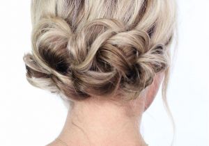 Easy Holiday Hairstyles for Short Hair Diy A Simple Twist Updo for Your Next Night Out