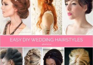 Easy Homemade Hairstyles Braids Twists and Buns 20 Easy Diy Wedding Hairstyles