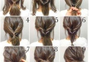 Easy Homemade Hairstyles for Short Hair Step by Step Up Do to Create An Easy Hair Style that Looks Lovely