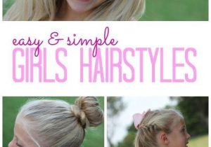 Easy Little Girl Hairstyles for School Easy Girls Hairstyles for Back to School