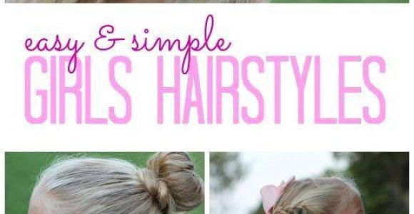 Easy Little Girl Hairstyles for School Easy Girls Hairstyles for Back to School