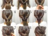 Easy Messy Bun Hairstyles for Short Hair Wedding Hairstyles Wedding Hairstyles Pinterest