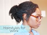 Easy Natural Hairstyles for Work Simple Hairstyle for Natural Hairstyles for Work Easy