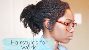 Easy Natural Hairstyles for Work Simple Hairstyle for Natural Hairstyles for Work Easy