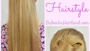 Easy One Minute Hairstyles Easy 1 Minute Knotted Hairstyle Babes In Hairland