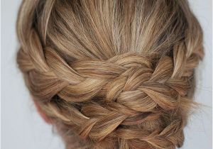 Easy Prom Hairstyles with Braids Prom Hairstyles for Medium Hair Updos Braidshairstyle How to Easy