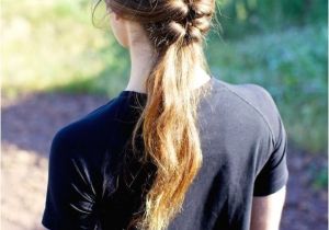 Easy Pulled Back Hairstyles for Long Hair 5 Minute Pulled Back Braid Easy Back to School